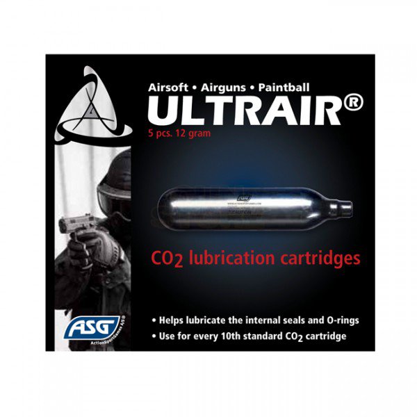 Ultrair CO2 Lubrication Cartridges 12g