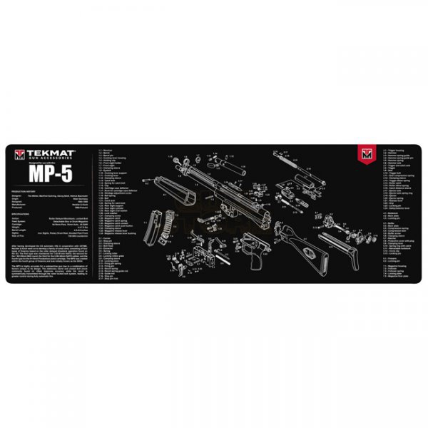 TekMat Cleaning & Repair Mat - H&K MP5