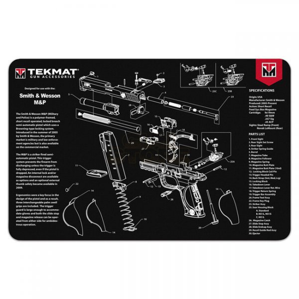 TekMat Cleaning & Repair Mat - S&W M&P