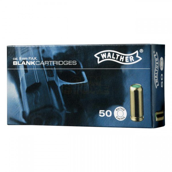 Walther 9mm P.A.K. 50rds