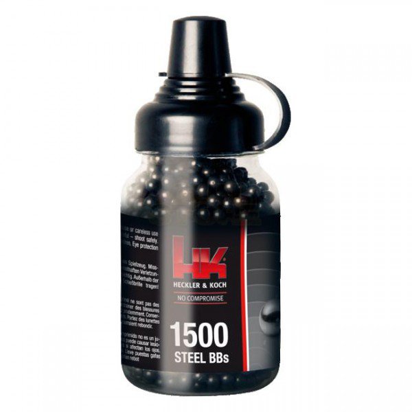 Heckler & Koch 4.5mm BB Black Steel Shot 1500rds