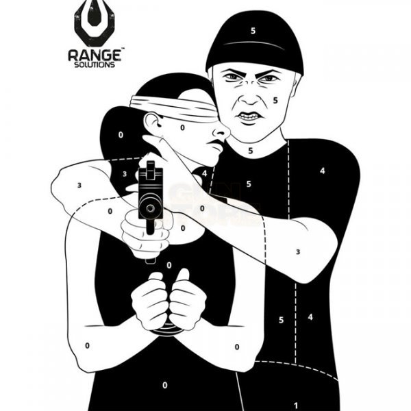 Range Solutions Hostage Practice Target 50pcs