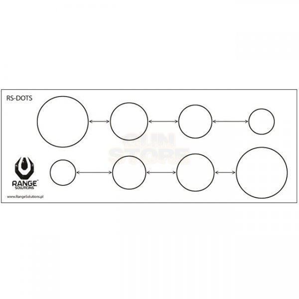 Range Solutions RS-Dots Shooting Targets 50pcs