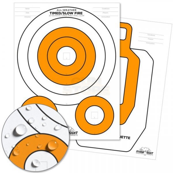 Rite in the Rain Close Range Target - 25 Pack