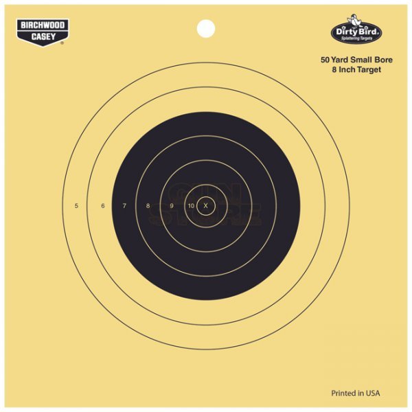 Birchwood Casey Dirty Bird 8 Inch 50 Yard Small Bore Reactive Target - 25 Targets