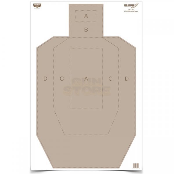 Birchwood Casey Eze-Scorer 23 x 35 IPSC Practice Target 5 Targets