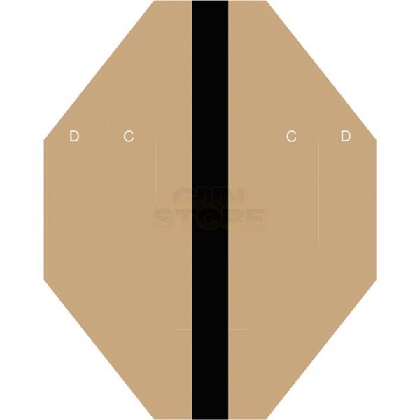 Range Solutions Shooting Target IPSC Hard Cover 2 50pcs