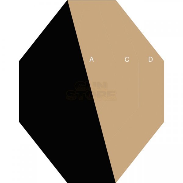 Range Solutions Shooting Target IPSC Hard Cover 3 50pcs