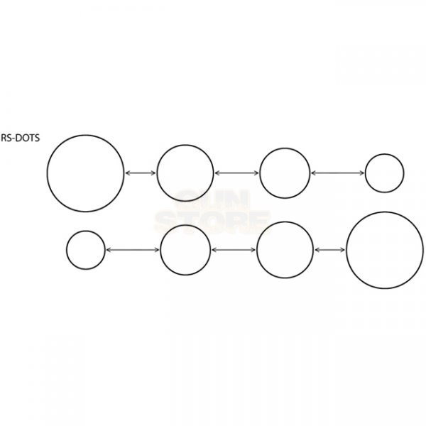 Range Solutions RS-Dots Shooting Targets 50pcs