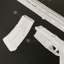 Pitchfork B&T APC223 Exploded View Tech Mat - Large