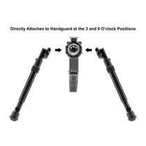 Leapers Recon Flex Keymod Bipod 8.0-11.8 Inch - Black