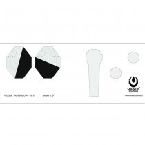 Range Solutions Drill-3 Shooting Targets 50 pcs.