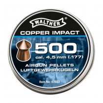 Walther 4.5mm Pointed Waisted Copper Pellets 0.46g 500rds