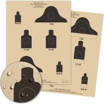 Rite in the Rain 25 Meter Slow Fire Qualification Target - 10 Pack